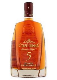 КОНЬЯК СТАРЕЙШИНА 5 лет 0.5L